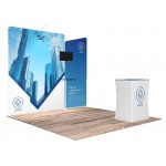 10'x10' Quick N Fit Display Booth - Package #1105 Logo Branded