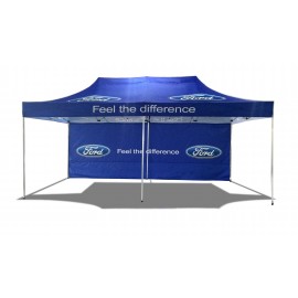 Personalized 10'x20' Trade Show Tent With Back Full Wall