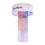 Square Trade Show Tower With Hanging Sign with Logo