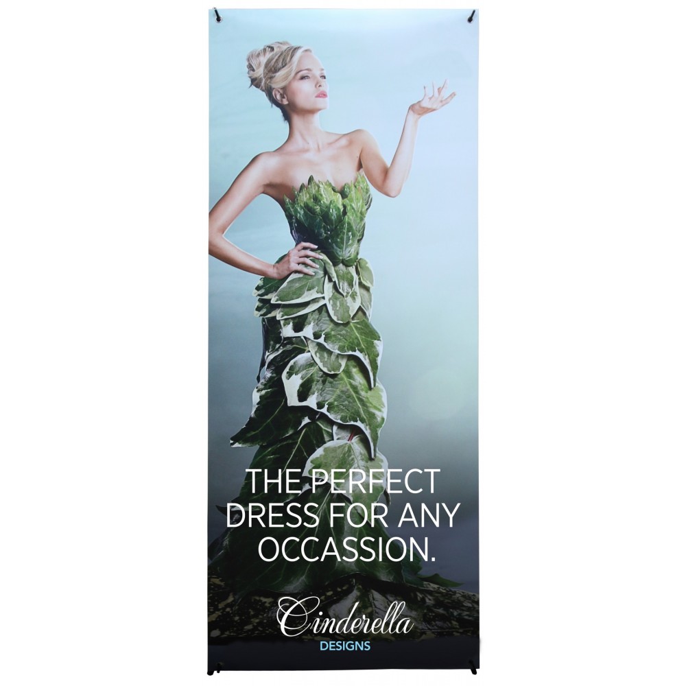 Custom Imprinted Small Economy X-Stand Banner Display Custom Imprinted Small Economy X-Stand Banner Display