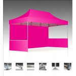 Custom Imprinted 10'x15' V3 Premium Aluminum Tent Frame w/ Pink Top
