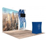 Custom Imprinted 10'x10' Quick-N-Fit Booth - Package # 1106