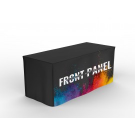 Promotional 6' Fitted Table Cover, No Pleats - Front Panel Print