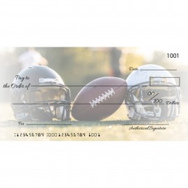 Logo Branded Custom Football Helmet Big Checks