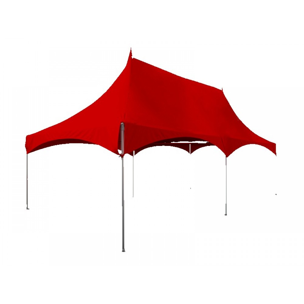Marquee With Solid Color Vinyl Top (20'x40') Logo Branded Marquee With Solid Color Vinyl Top (20'x40') Logo Branded