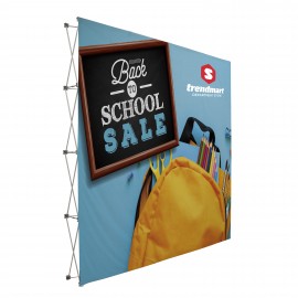 Personalized 10' Tall Splash Floor Display Face Kit (Polyester Knit)  Personalized 10