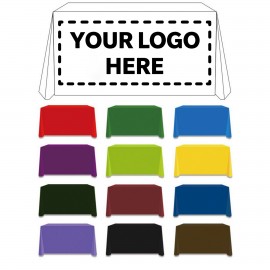 Customized Polyester Table Cover Solid Color Draped Design
