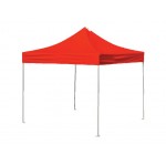 10'x10' V4 Steel Frame Pop Up Tent with a Solid Color Top Custom Imprinted
