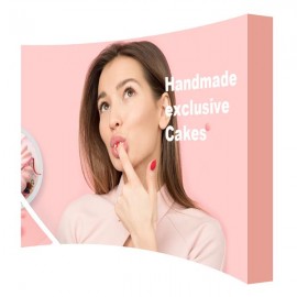 Promotional 10' Fabric Pop Up Display Kit (Curve)  Promotional 10