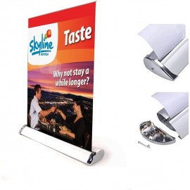 Desktop Retractable Banner 12 x 17" with Logo