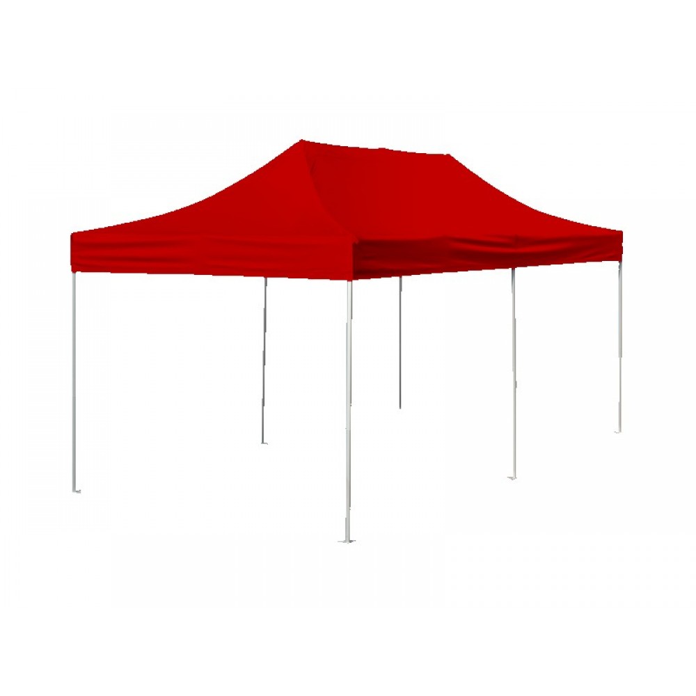 Custom Imprinted V3 Premium Aluminum Tent Frame w/ Red Top (10'x20') Custom Imprinted V3 Premium Aluminum Tent Frame w/ Red Top (10'x20')