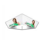 Logo Branded Hanging Banner - 10 ft. Tapered Square 42 in.