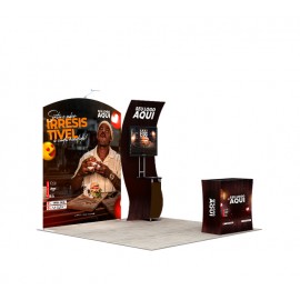 Logo Branded Trade Show Booth - Package 8