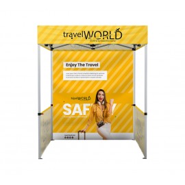 Customized 6' Aluminum Canopy Tent - Standard Tent Fabric (Frame+Topper)