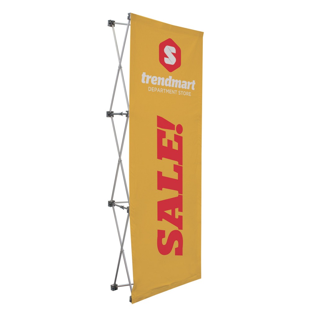 3' Straight Splash Floor Display Face Kit (Poly Knit) with Logo
