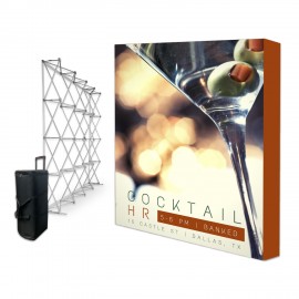 Premium 8' Pop-Up Display Kit with Logo