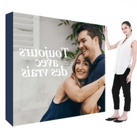 Personalized 10' Straight Fabric Pop Up Display Kit  Personalized 10