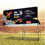 10'x20' TENT BILLBOARD BANNER with Logo