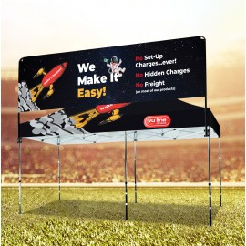 10'x20' TENT BILLBOARD BANNER with Logo  10