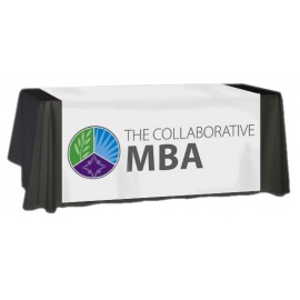 60" X 60" Full Color Table Runner with Logo