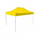 V3 Premium Aluminum Tent Frame w/ Yellow Top ( 10'x15') Custom Printed