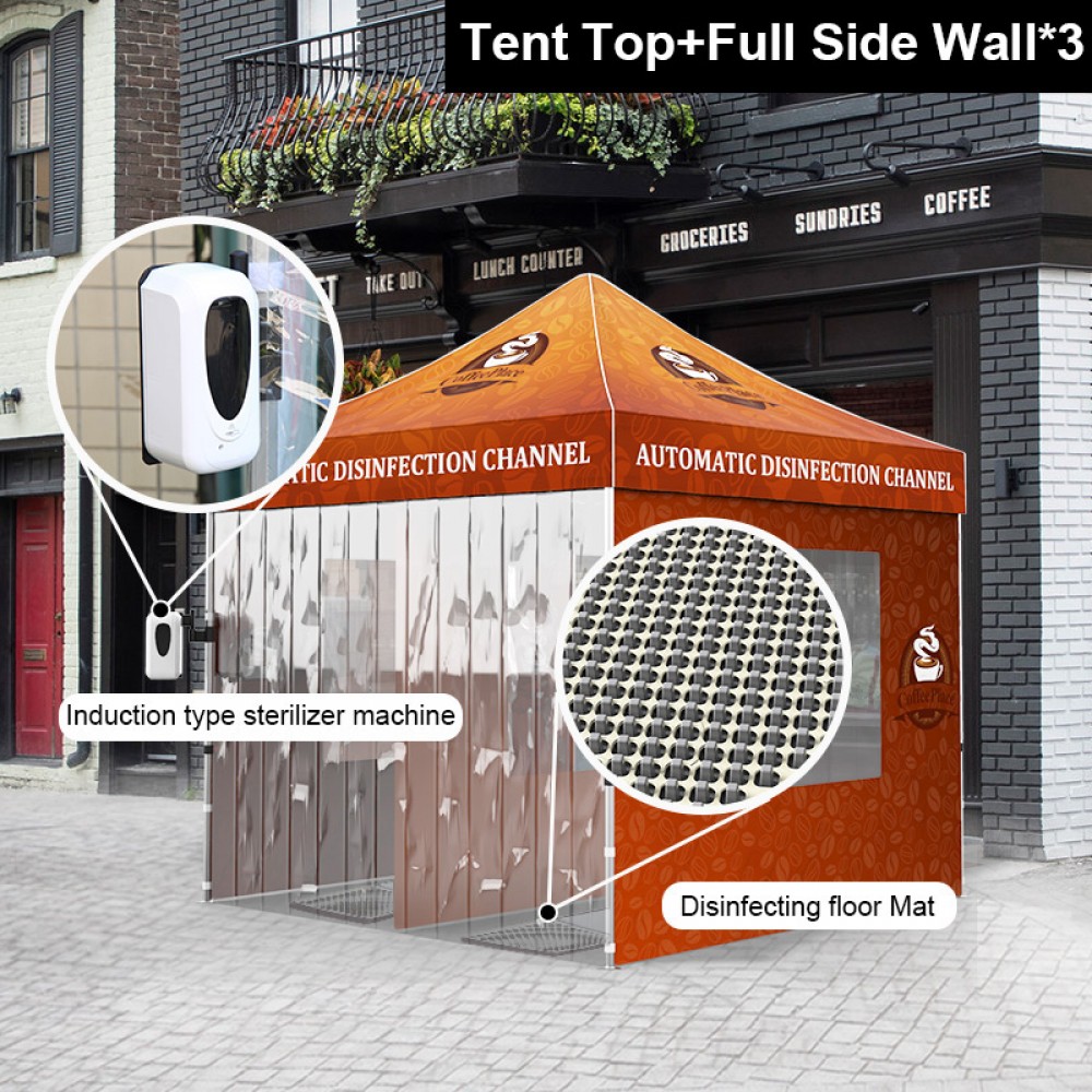10' x 10' Disinfection Tent Kit Logo Branded 10' x 10' Disinfection Tent Kit Logo Branded