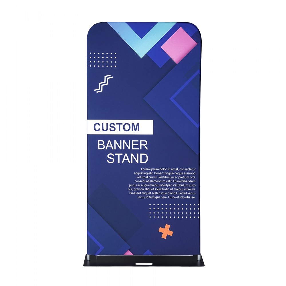 Tension Fabric Display  Double-Sided Graphic With Hardware with Logo