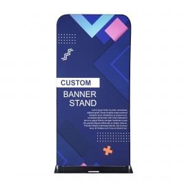 Tension Fabric Display  Double-Sided Graphic With Hardware with Logo