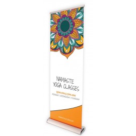 Logo Branded Deluxe Retractor Banner Single Sided Display  Logo Branded Deluxe Retractor Banner Single Sided Display