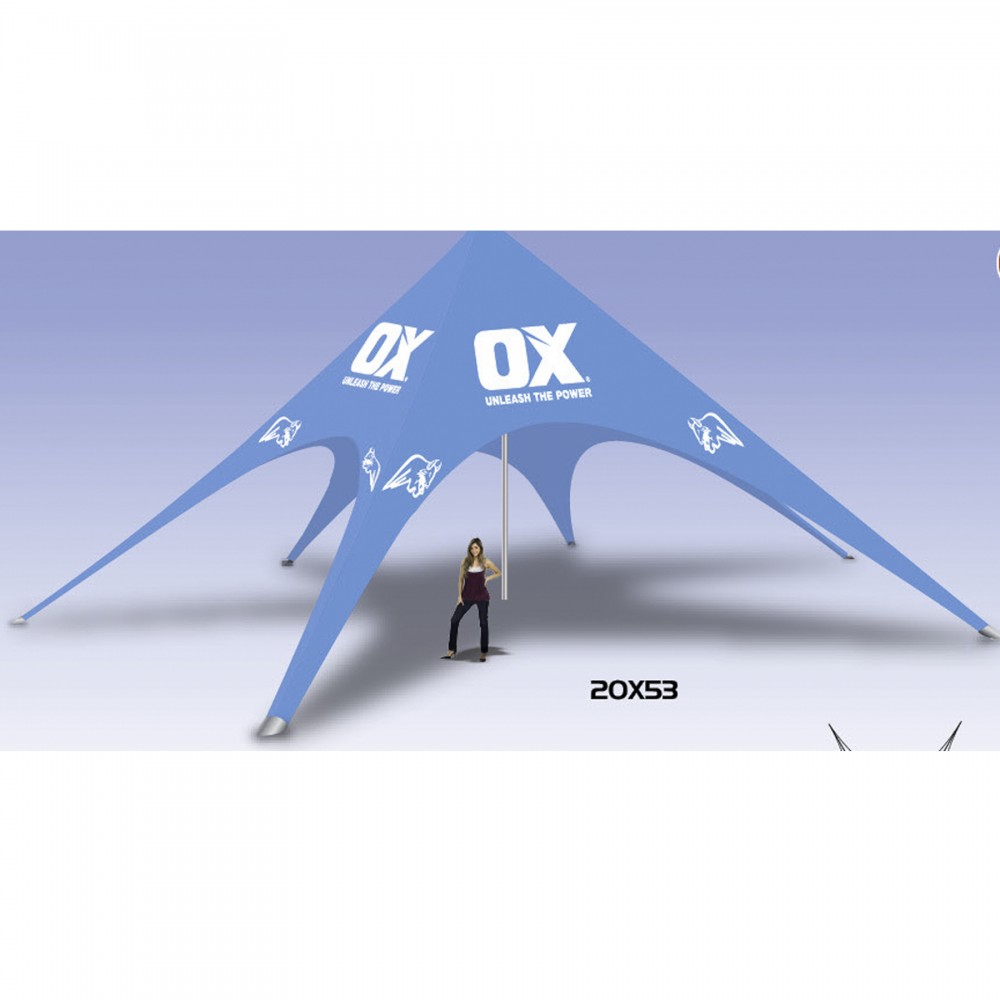 Custom Printed 20ftx53ft Outdoor Tent with No Graphics Custom Printed 20ftx53ft Outdoor Tent with No Graphics