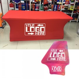 Logo Branded Digital 6' Stretch Advertising Tablecloths Slim Waist Line  Logo Branded Digital 6