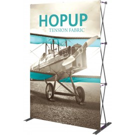 Hopup 5.5ft Full Height Straight Front Graphic (Graphic Only) with Logo