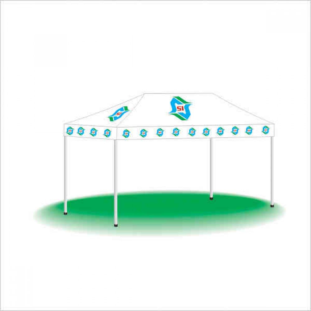 Pop Up Portable Outdoor Event Canopy Tent - 3 Color (10'x15') Custom Imprinted Pop Up Portable Outdoor Event Canopy Tent - 3 Color (10'x15') Custom Imprinted