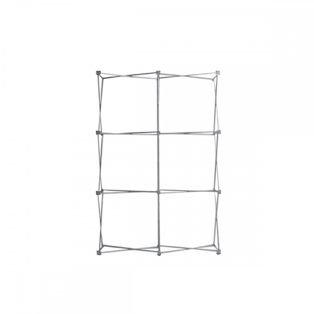Custom Printed 5ft Fabric Pop Up Display - Straight - Stand Only Custom Printed 5ft Fabric Pop Up Display - Straight - Stand Only