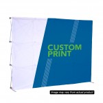 Logo Branded 10' Tall Splash Floor Display Wrap Kit (Polyester Knit)