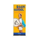 Personalized Fabric Banner Stand-Premium (Square Corners)