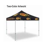 Polyester Canopy Outdoor Event Pop Up Tent - 2 Color (10'x15') Logo Branded