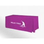Personalized 6' Fitted Table Cover - 1 Color Heat Transfer