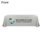 Promotional 300D 4-sided Table Cloth For 8 Ft Table