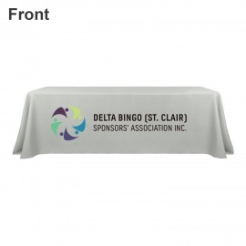 Promotional 300D 4-sided Table Cloth For 8 Ft Table  Promotional 300D 4-sided Table Cloth For 8 Ft Table