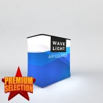WaveLight Air Backlit Inflatable Counter - Rectangular with Logo