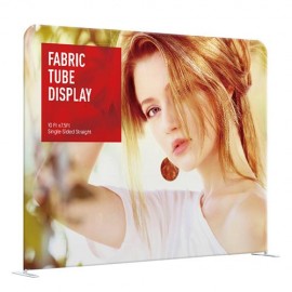 Custom 10' Premium Straight Tube Display Kit (Double-Sided)  Custom 10