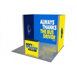 Personalized 10' Backlit Trade Show Display - Design 4 (Double Sided)