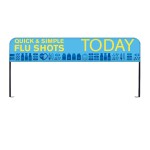 8' Over-the-Top Display Kit (Header) with Logo