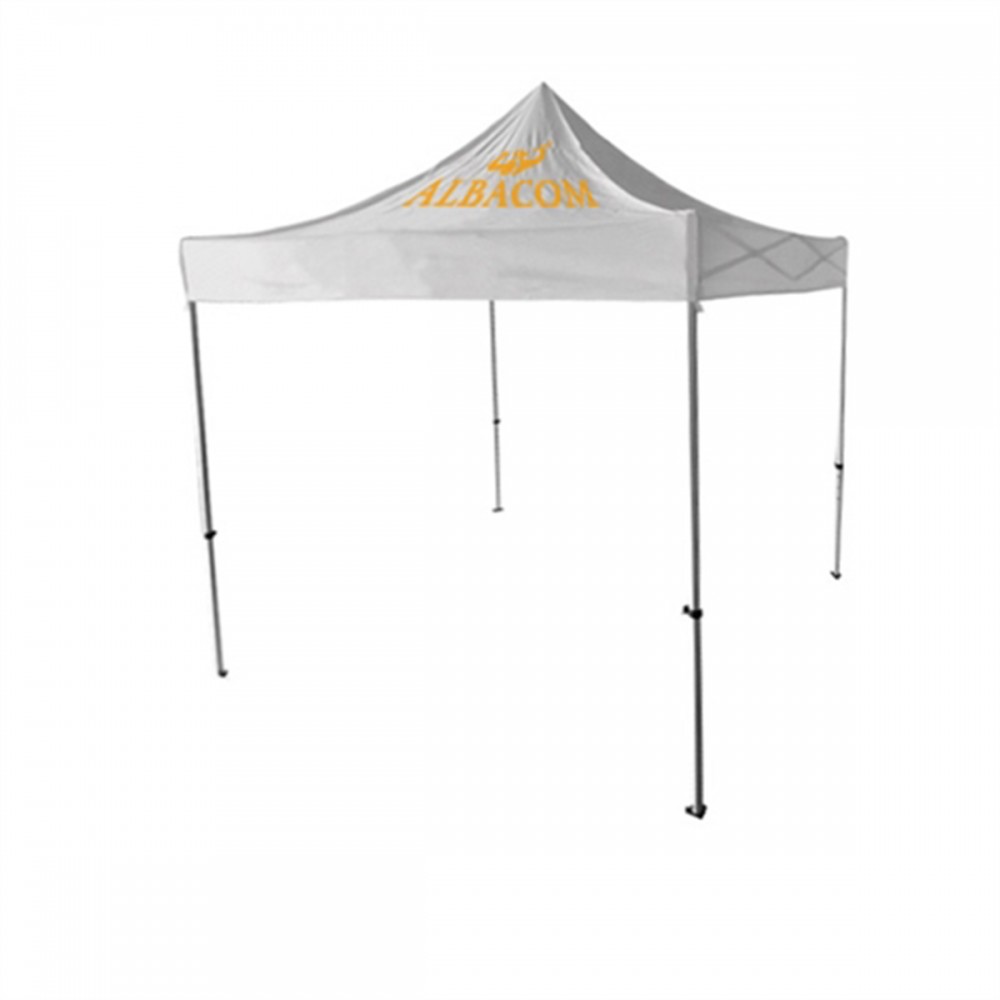 8ft Heat Press Pop Up Canopy (Steel) (1 color) 8 Location Logo Branded 8ft Heat Press Pop Up Canopy (Steel) (1 color) 8 Location Logo Branded
