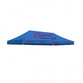 Custom 10'x20' Tent Canopy With Dye Sublimated Logo