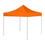 V3 Premium Aluminum Tent Frame w/ Orange Top (10'x10') Logo Branded