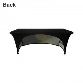 Custom 6ft 3 Sided Stretch Table Cloth  Custom 6ft 3 Sided Stretch Table Cloth