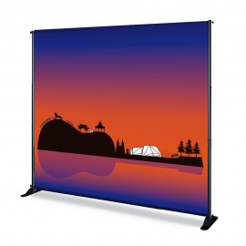 Custom 10' X 8' Adjustable Step and Repeat Display Backdrop Banner Stand