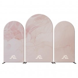 Custom Arch Cover Photo Backdrop Full Set with Logo